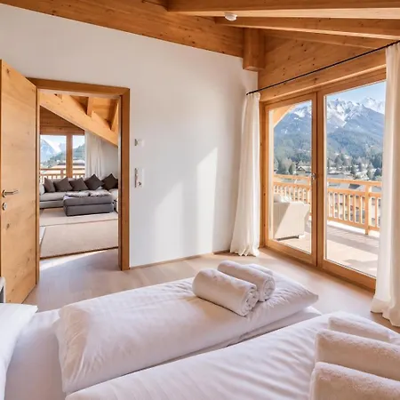 Lägenhet Chalet Bergliebe Seefeld Bergblick & Kamin